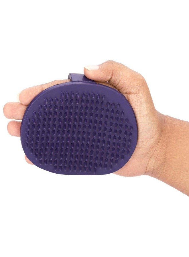 TuffRider Rubber Massage Comb | Horse Riding Equestrian Grooming Comb | Color - Lilac - Image 1